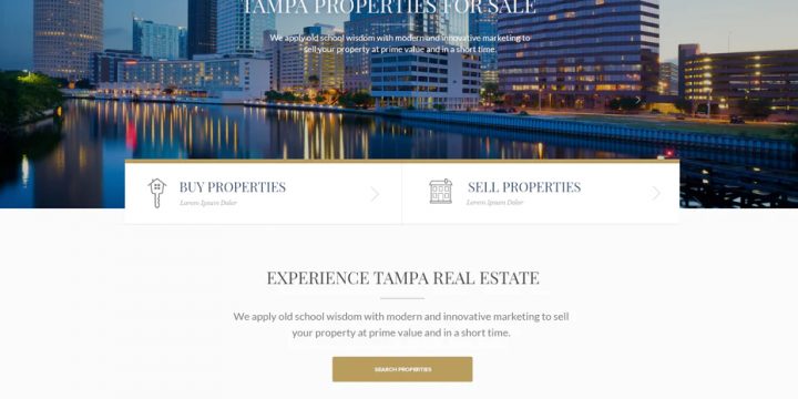 Mẫu website bất động sản