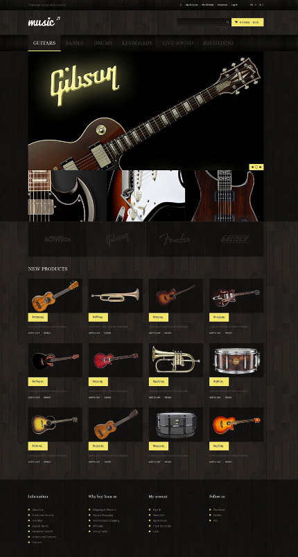 website bán đàn guitar