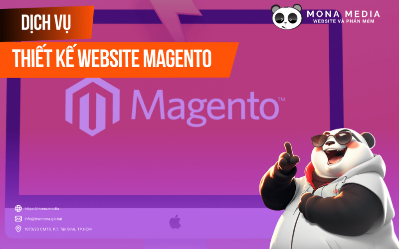 thiết kế website magento tại mona media