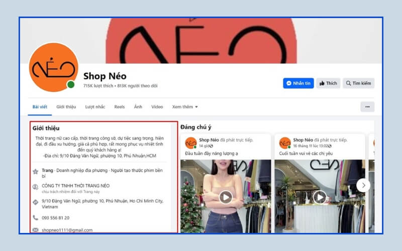 Cập nhật thông tin chính xác