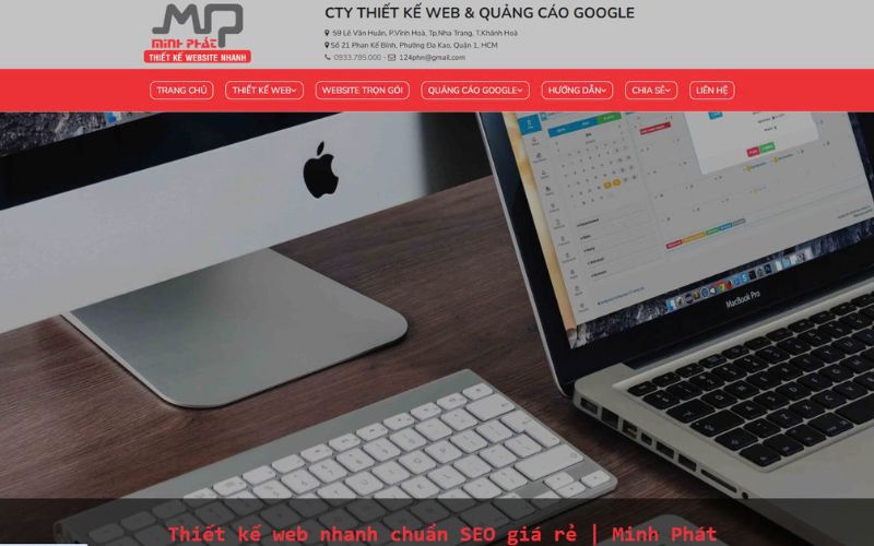 Công ty làm website Nha Trang Minh Phát