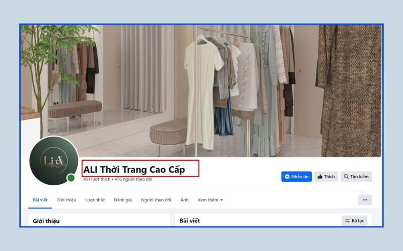 Đặt tên Fanpage chuẩn SEO