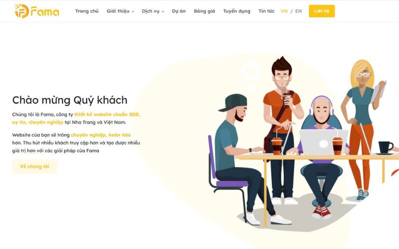 Công ty thiết kế web Nha Trang Fama