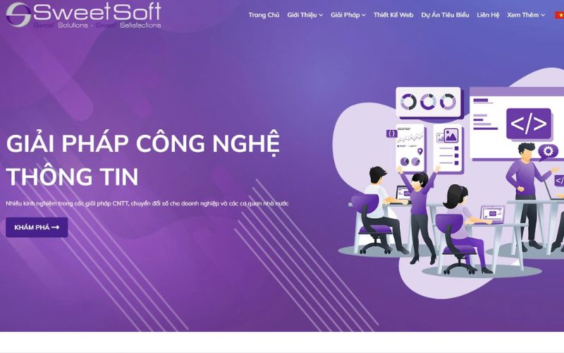 Công ty thiết kế website tại Nha Trang SweetSoft