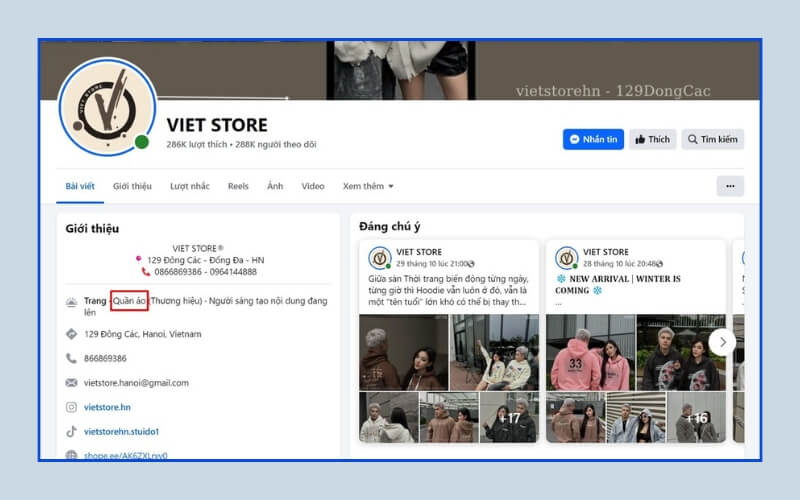 Tối ưu từ khóa trên Fanpage