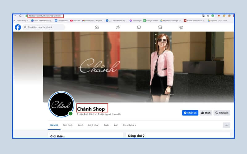 Tối ưu URL Fanpage