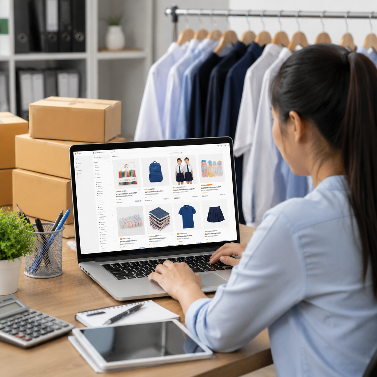 Trung tâm đào tạo bán giáo cụ, đồng phục online cần nguồn hàng ổn định, chất lượng Trung tâm đào tạo bán giáo cụ, đồng phục online cần nguồn hàng ổn định, chất lượng