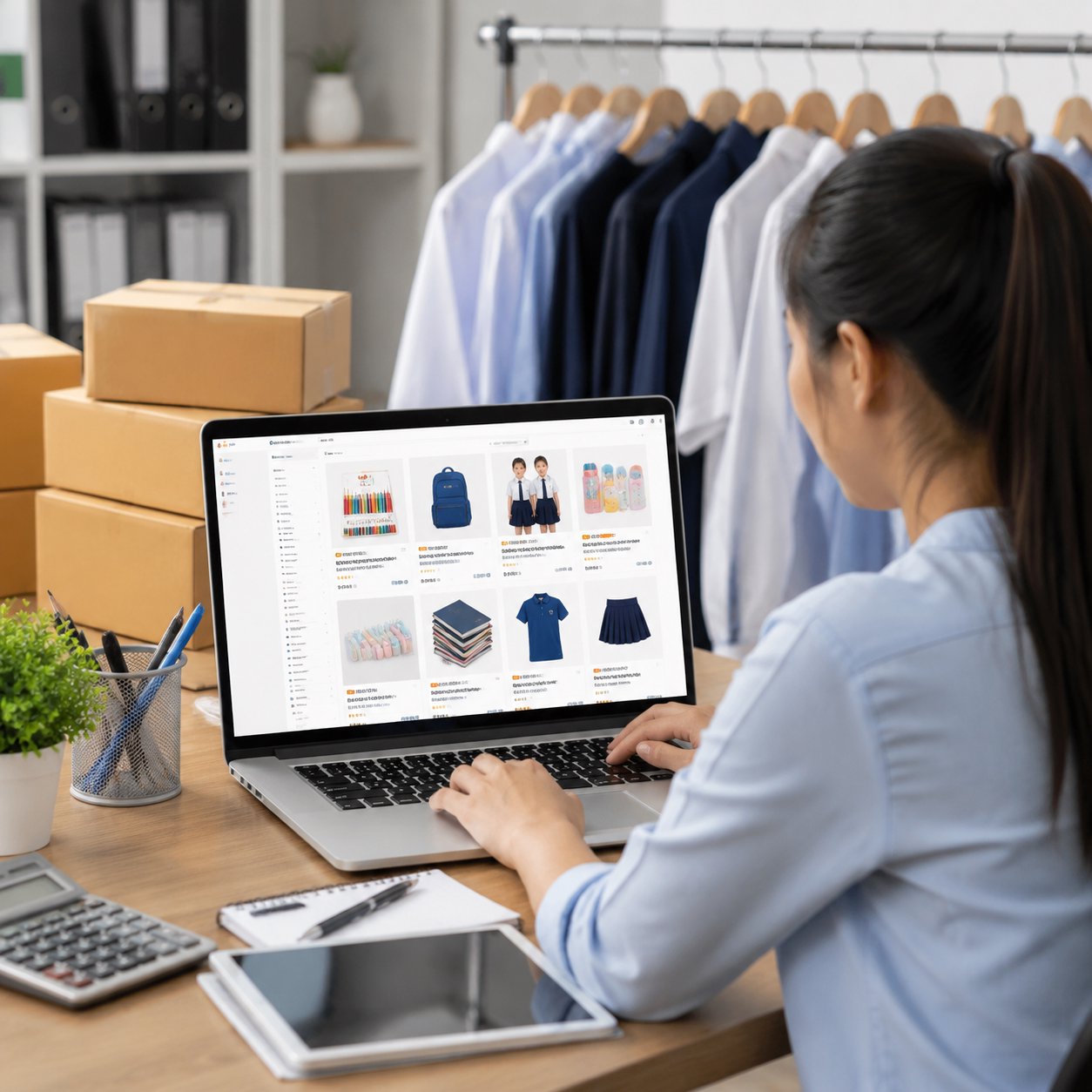 Trung tâm đào tạo bán giáo cụ, đồng phục online cần nguồn hàng ổn định, chất lượng Trung tâm đào tạo bán giáo cụ, đồng phục online cần nguồn hàng ổn định, chất lượng