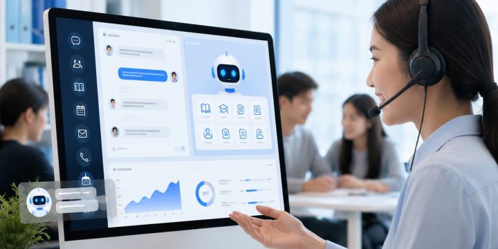 Ứng dụng AI cho chăm sóc khách hàng trong trung tâm đào tạo
